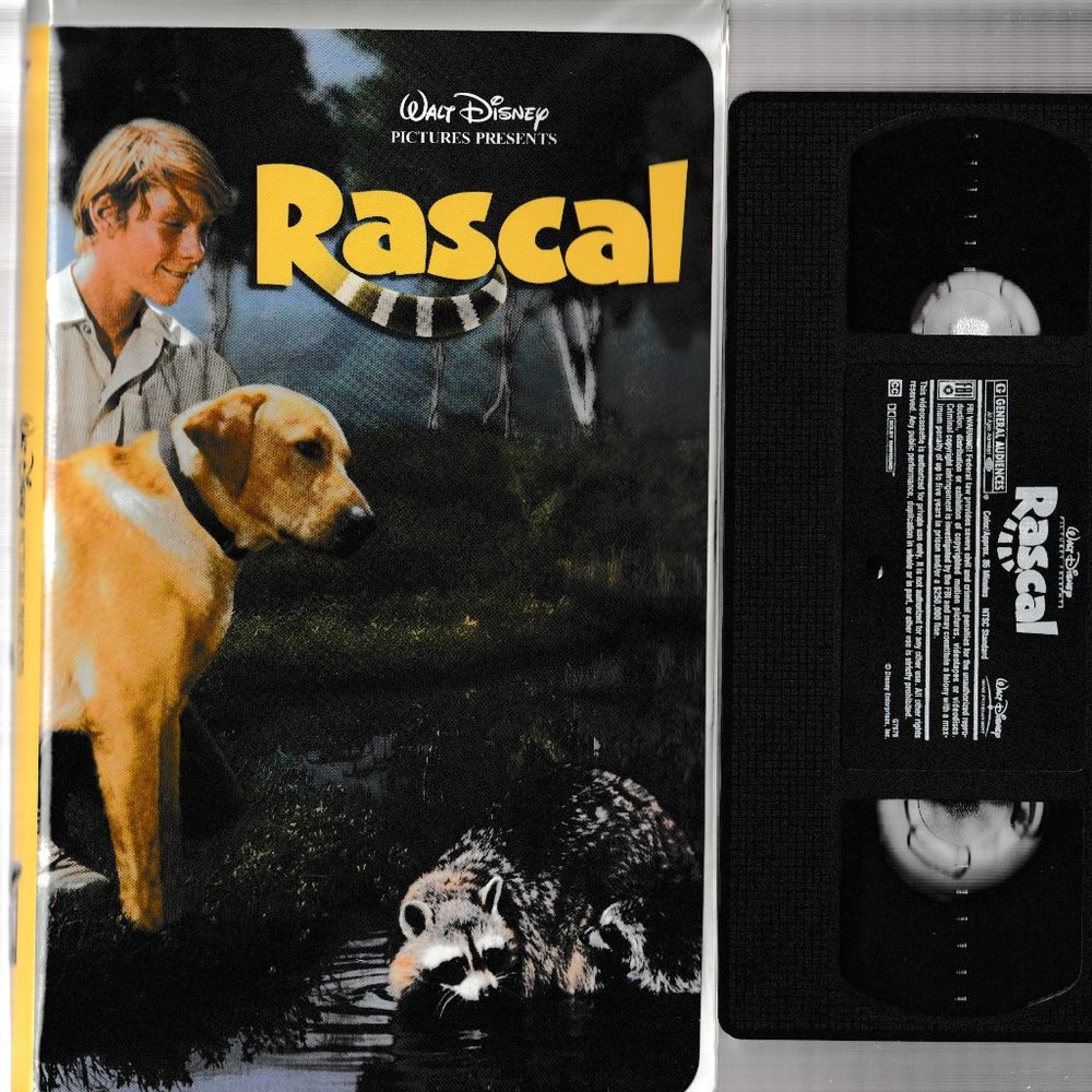 Rascal - Walt Disney Pictures (1969) VHS Movie Racoon